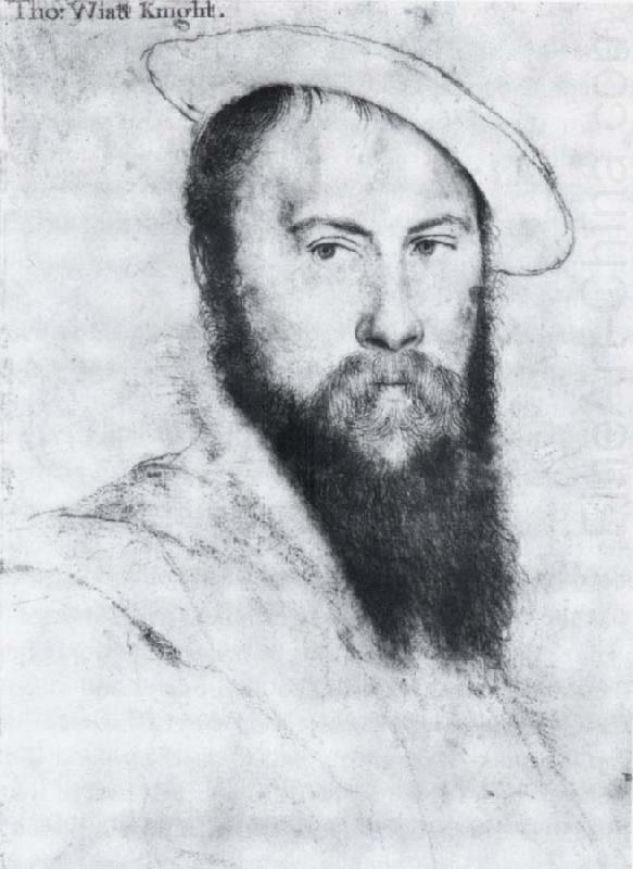 Sir Thomas Wyatt, Hans Holbein